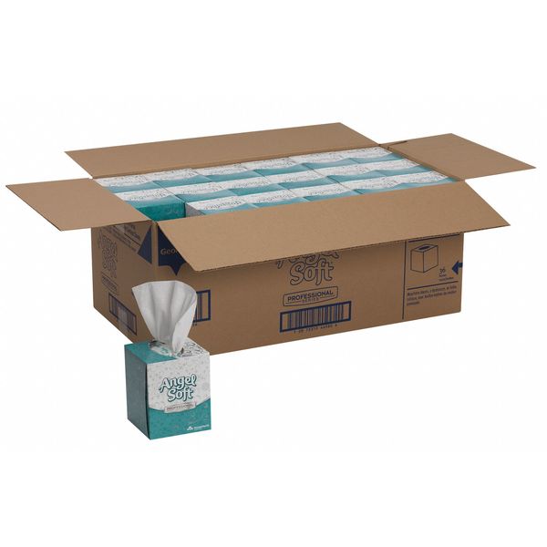 Angel Soft Professional Series 2 Ply Facial Tissue, 96 Sheets, PK 36
