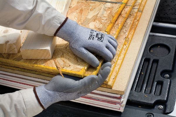 Cut Resistant Coated Gloves, A2 Cut Level, Polyurethane, 6, 1 PR
