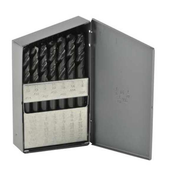 29PC Q-AMDâ¢ Aircraft Maint. Short Flute Jobber Dril Set Cleveland 3780 Oxide HSS-CO 8% 1/16-1/2x1/64