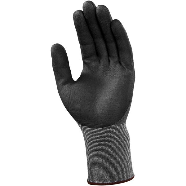 Foam Nitrile Coated Gloves, Palm Coverage, Black/Gray, 11, PR