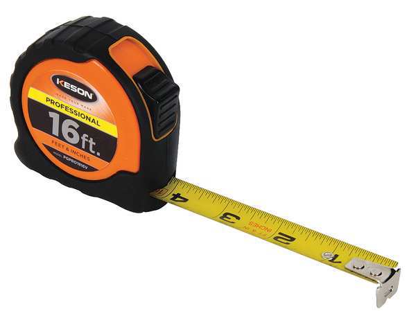 16 ft Tape Measure, 1 in Blade