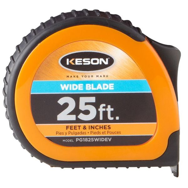 25 ft Tape Measure, 1 3/16 in Blade