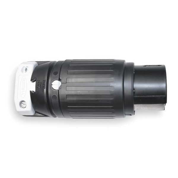 50A Twist-Lock Connector 3P 4W 480VAC BK/WT
