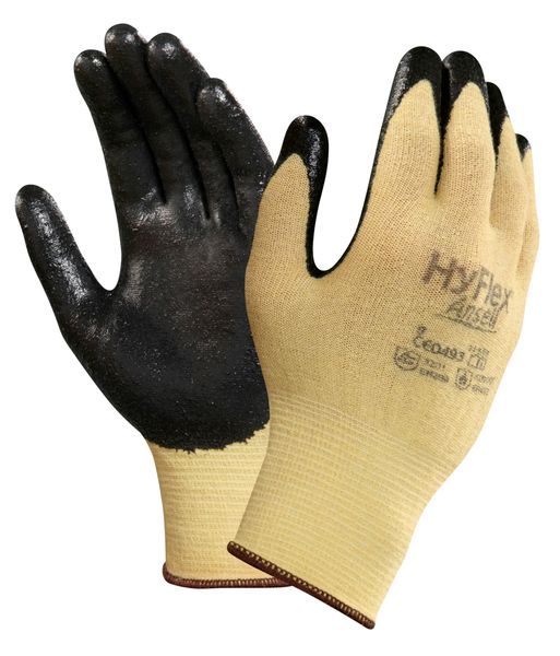 Cut Resistant Coated Gloves, A2 Cut Level, Nitrile, XS, 1 PR