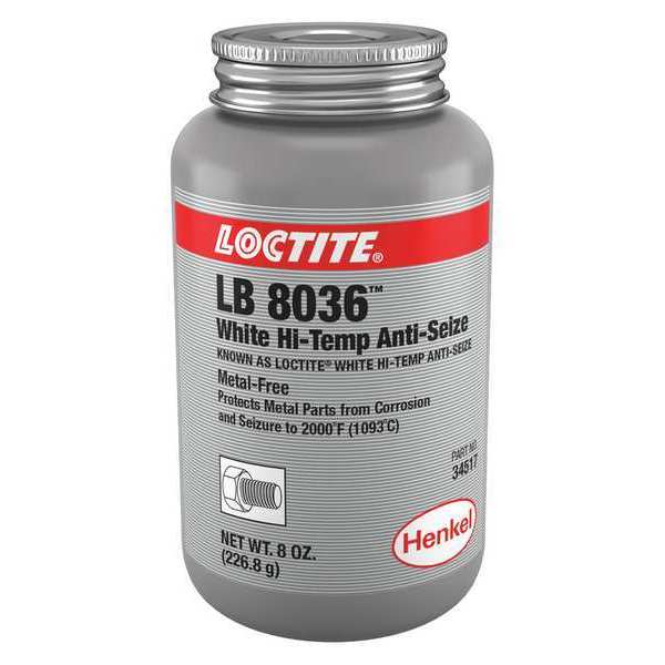 Anti Seize Compound, White Hi-Temp, 8oz LB 8036(TM)