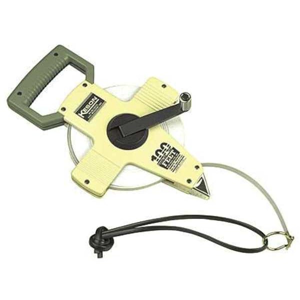 100 ft Engineer's Tape Measure, 3/8 in Blade