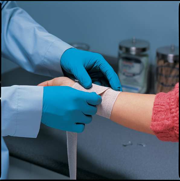 Fully Textured Exam Gloves, Nitrile, Powder Free, Green, XL, 50 PK