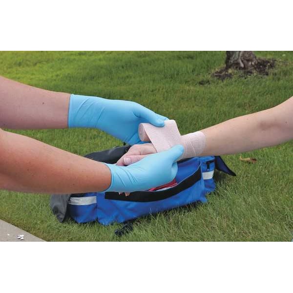 Microflex Exam Gloves, Nitrile, Powder-Free, Medium (Size 8), Blue, 50 Pack