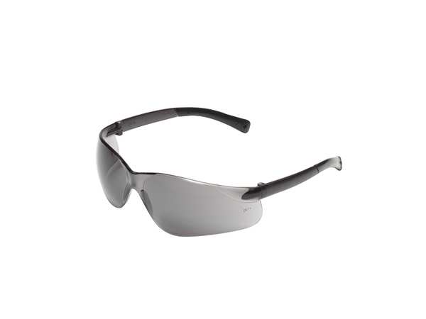 Safety Glasses, Wraparound Light Blue Polycarbonate Lens, Scratch-Resistant