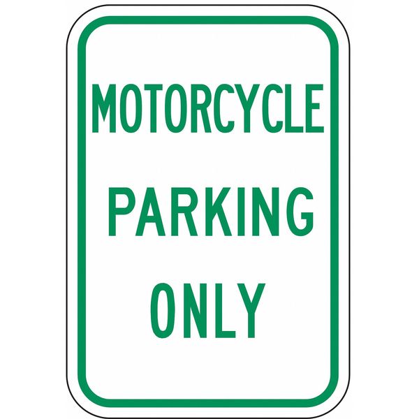 Motorcycle Parking Sign, 18