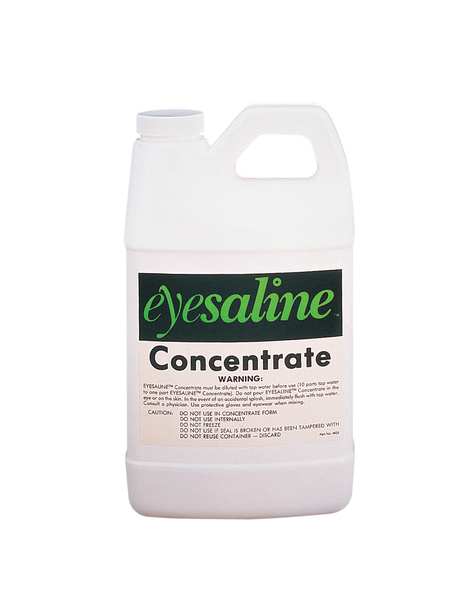 Eyewash Saline Concentrate, 180 oz, For Use With Fendall Pure Flow 1000/2000 Eyewash Stations