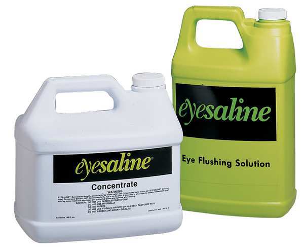 Eyewash Saline Concentrate, 180 oz, For Use With Fendall Pure Flow 1000/2000 Eyewash Stations