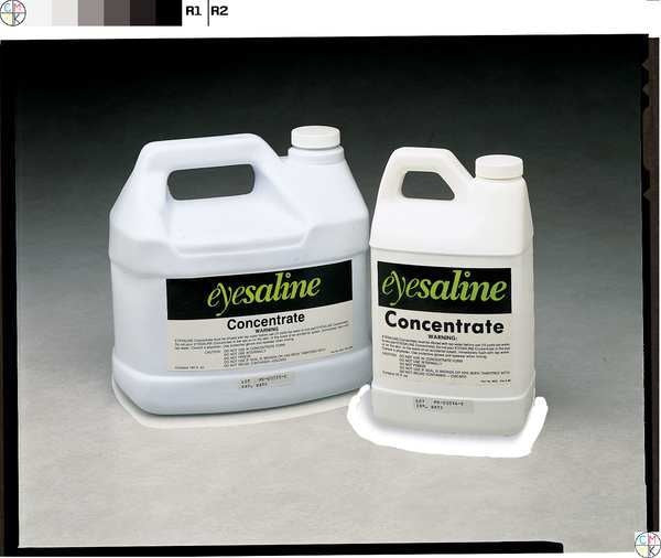 Eyewash Saline Concentrate, 180 oz, For Use With Fendall Pure Flow 1000/2000 Eyewash Stations