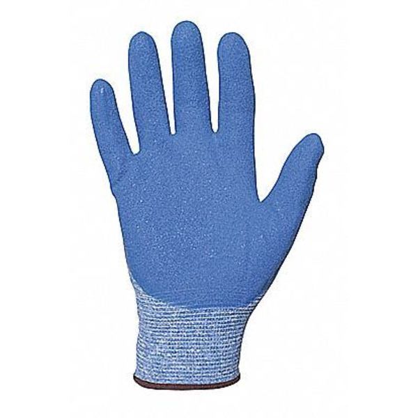 Nitrile Coated Gloves, Palm Coverage, Blue, XS, PR
