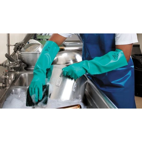 Chemical Resistant Glove, 22 mil, Sz 10, PR