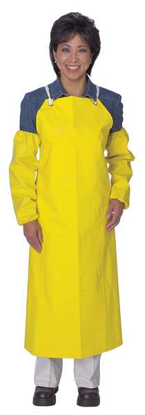 Bib Apron, Yellow, 45 In. L