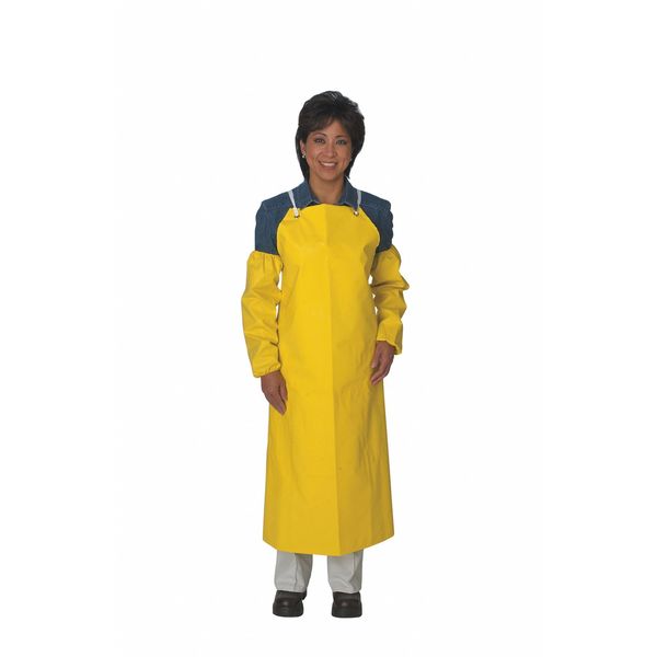 Bib Apron, Yellow, 45 In. L