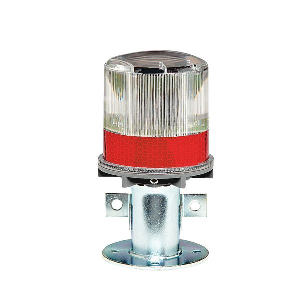 Warning Light, LED, Red, Solar NiMH