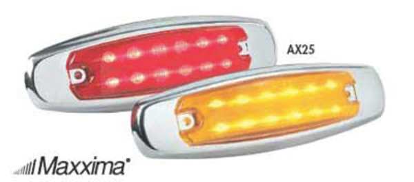 Clearance Light, LED, Rd, Surf, Oval, 6-1/4 L
