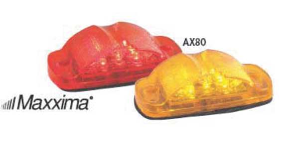 Clearance Light, LED, Amber, Surf, Oval, 4 L