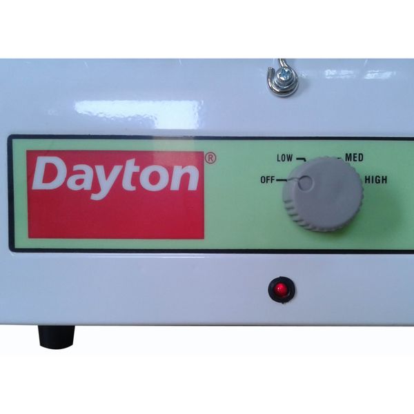 Portable Electric Heater, 15 in L x 11 1/2 in W x 11 in D, 1500W/900W/600W, 120V AC, White