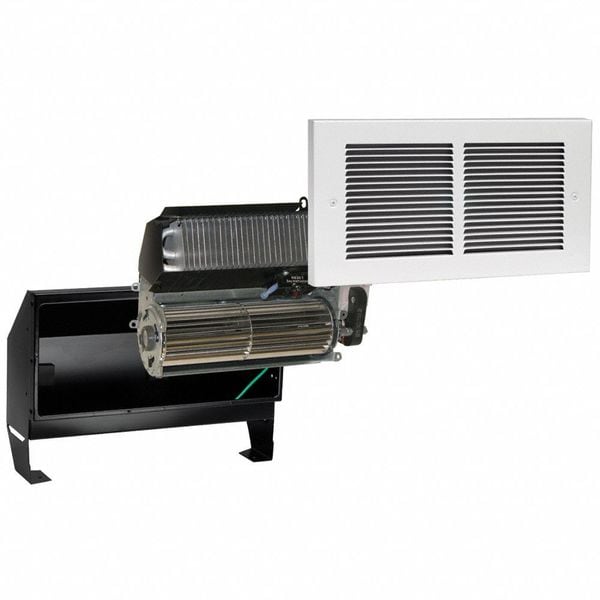 Recessed Electric Wall-Mount Heater, Recessed, 700/900/1600W W, 208/240V AC, Squirrel Cage Blower