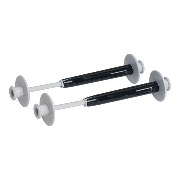 Toilet Paper Adapter Spindle, Coreless Roll, Unfinished, Gray, For Compact Series, 2 PK