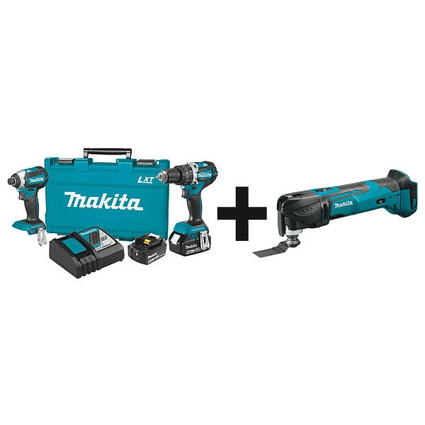 Cordless Combination Kit, 3 Tools, 18V DC