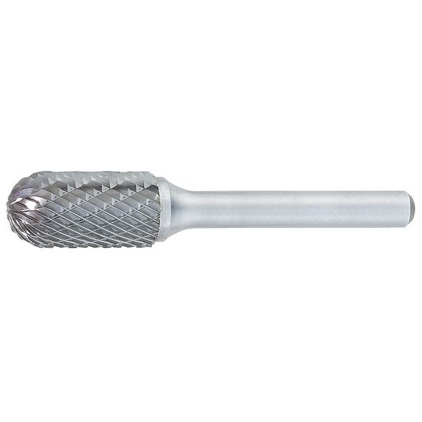 Carbide Bur, Cylindrical Ball Nose, 1/2 in