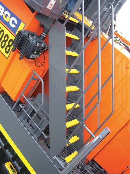 Anti-Slip Stair Nosing, Yellow, 23-5/8in W, 02-660