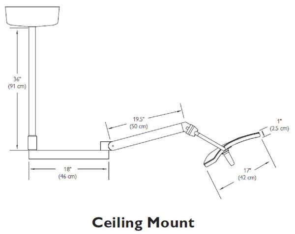 LED Exam Light, HD and Celling Mount
