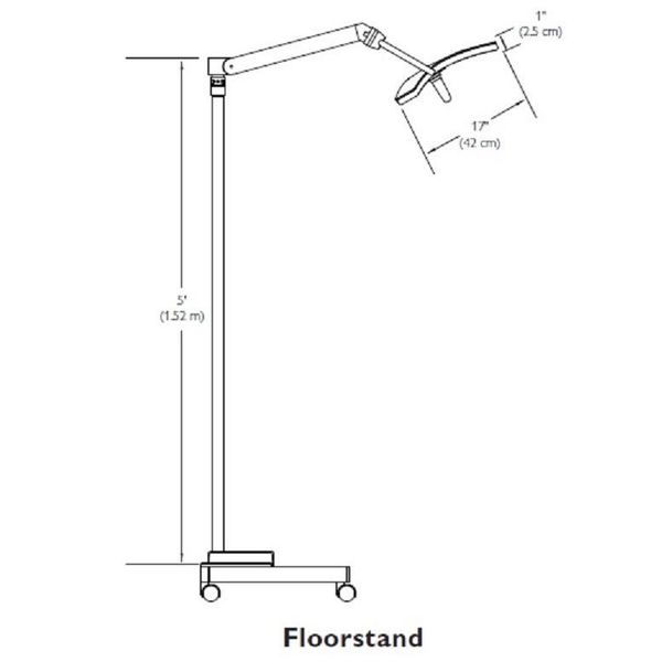 LED Examination Light, 3700K, Footswitch