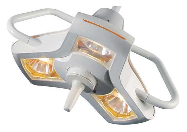 Surgical Light, Ceiling, 35W, 63in L, 10 ft.