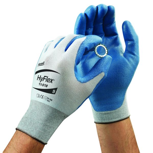 Cut Resistant Coated Gloves, A2 Cut Level, Polyurethane, XS, 1 PR