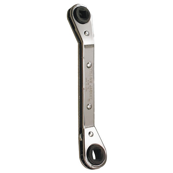 Ratcheting Refrigeration Wrench, 5-5/8 in, Finish: Chrome