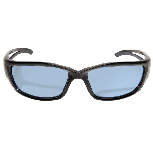 Safety Glasses, Wraparound Light Blue Polycarbonate Lens, Anti-Fog, Scratch-Resistant