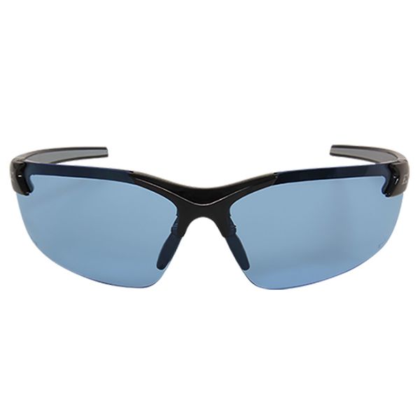Safety Glasses, Wraparound Light Blue Polycarbonate Lens, Anti-Fog, Scratch-Resistant