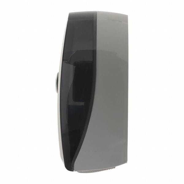Toilet Paper Dispenser, Horizontal Double Roll, Jumbo Core, Wall Mount, Smoke
