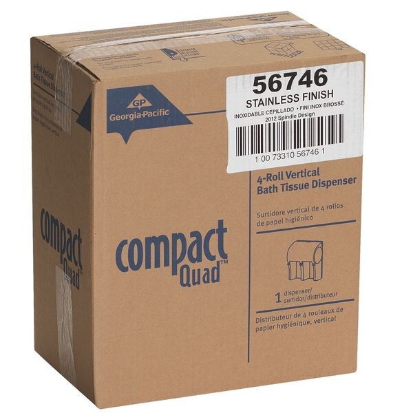 Toilet Paper Dispr, Coreless, 13-1/4 In. H