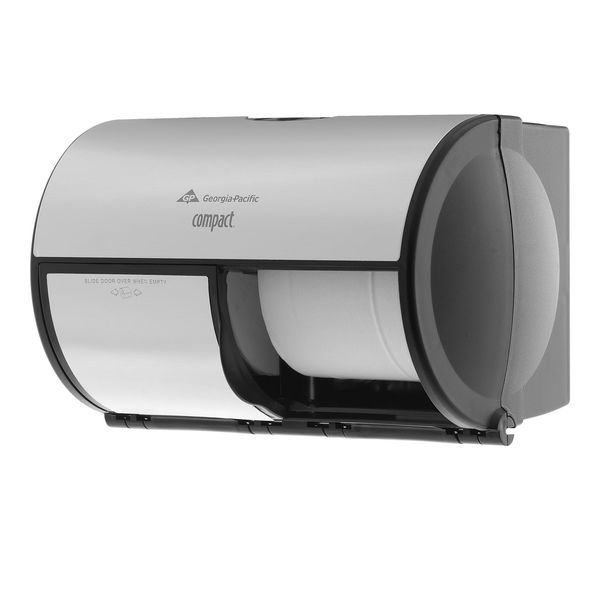 Toilet Paper Dispr, Coreless, 7-1/8 In. H