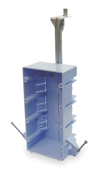 Electrical Box, 4 Gang, 55 cu. in., PVC