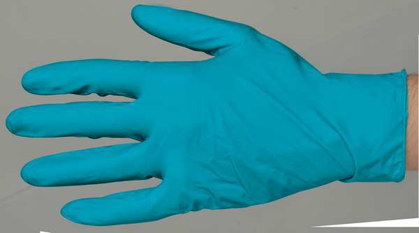 TouchNTuff Chemical Resistant Gloves, Nitrile, Powder-Free, 9 1/2 in L, 5 mil, Small (7) 100 Pack