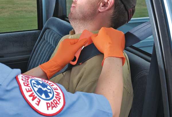 Microflex Disposable Nitrile Gloves, Exam Grade, Powder-Free, XL, (10), Hi-Vis Orange, 100 Pack
