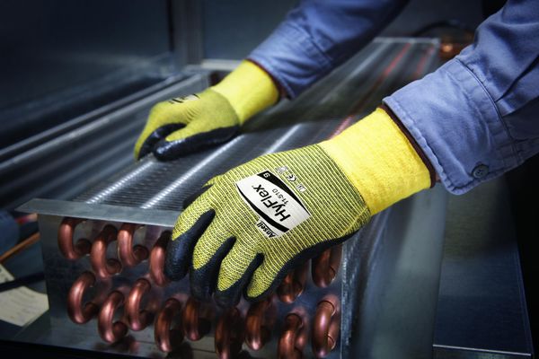Cut Resistant Coated Gloves, A2 Cut Level, Nitrile, M, 1 PR