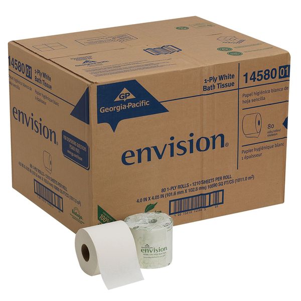 Toilet Paper, 1210 Sheets, 80 PK