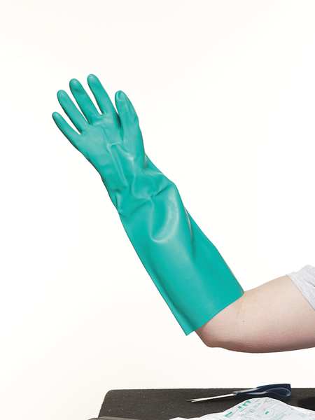Chemical Resistant Glove, 22 mil, Sz 10, PR