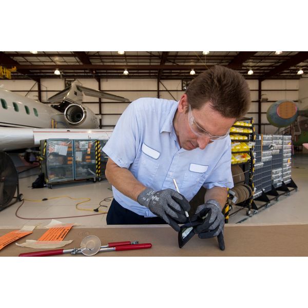 Cut Resistant Coated Gloves, A2 Cut Level, Nitrile, XL, 1 PR