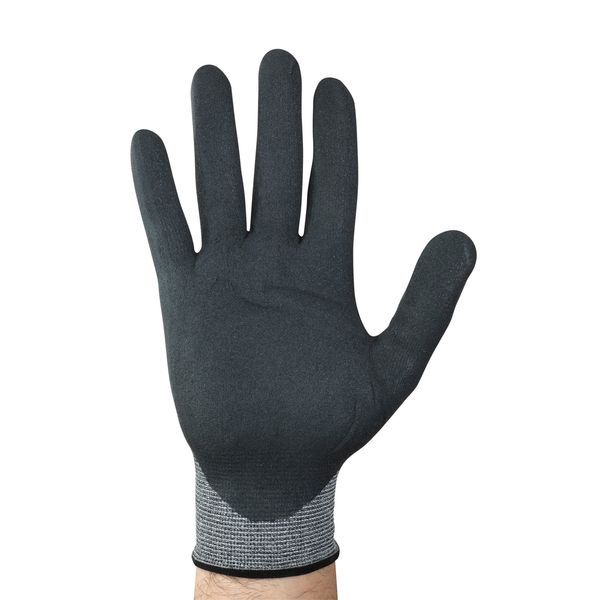 Cut Resistant Coated Gloves, A2 Cut Level, Nitrile, M, 1 PR
