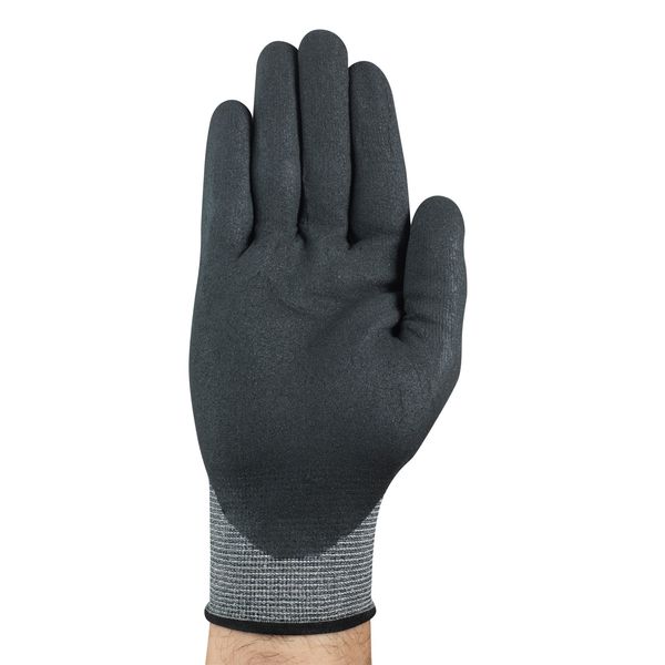 Cut Resistant Coated Gloves, A2 Cut Level, Nitrile, M, 1 PR