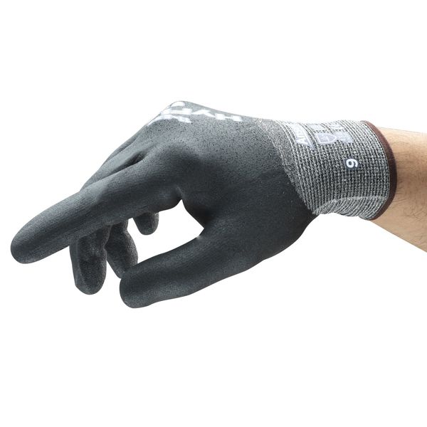 Cut Resistant Coated Gloves, A2 Cut Level, Nitrile, S, 1 PR